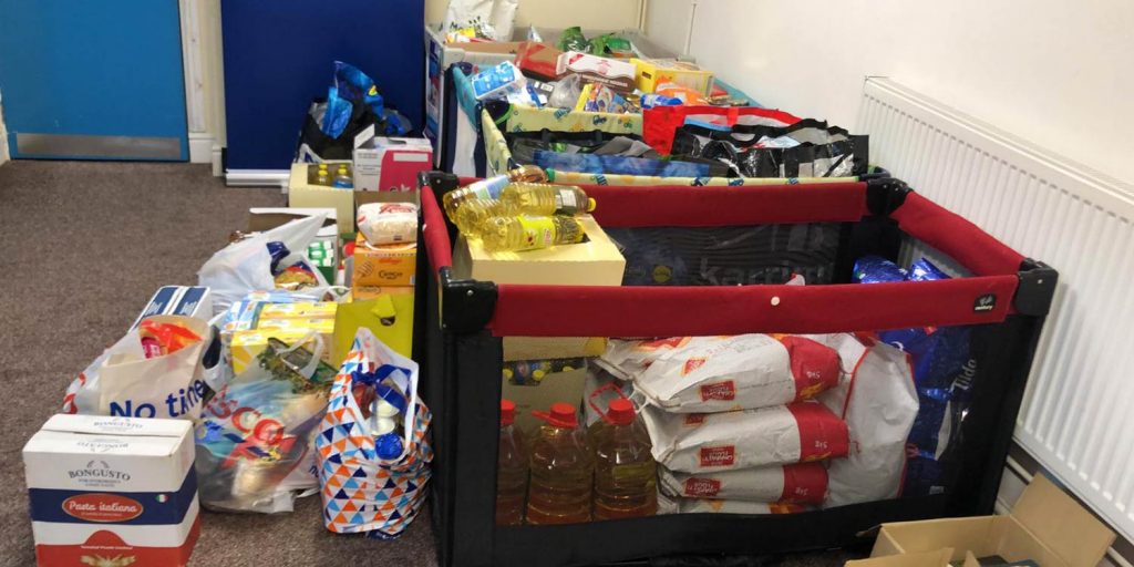 Food Drive for the Needy in Newham, London
