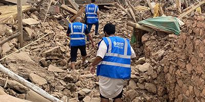 Devastation in Morocco