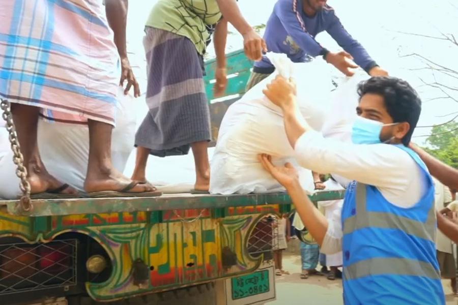 Food Relief for Displaced Rohingya Muslims